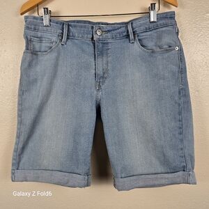 Levi’s Light‎ Wash Skinny Jeans Size 14 Stretch Denim Classic Mid Rise Casual